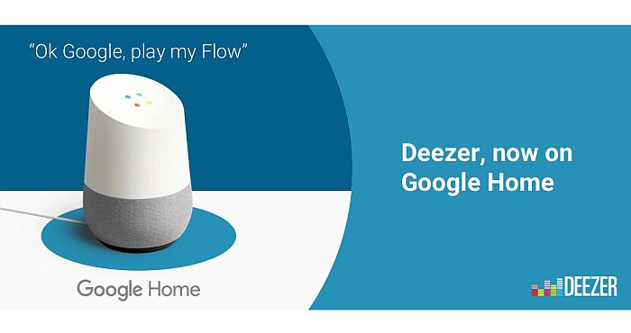 Deezer on Google’s list of home features